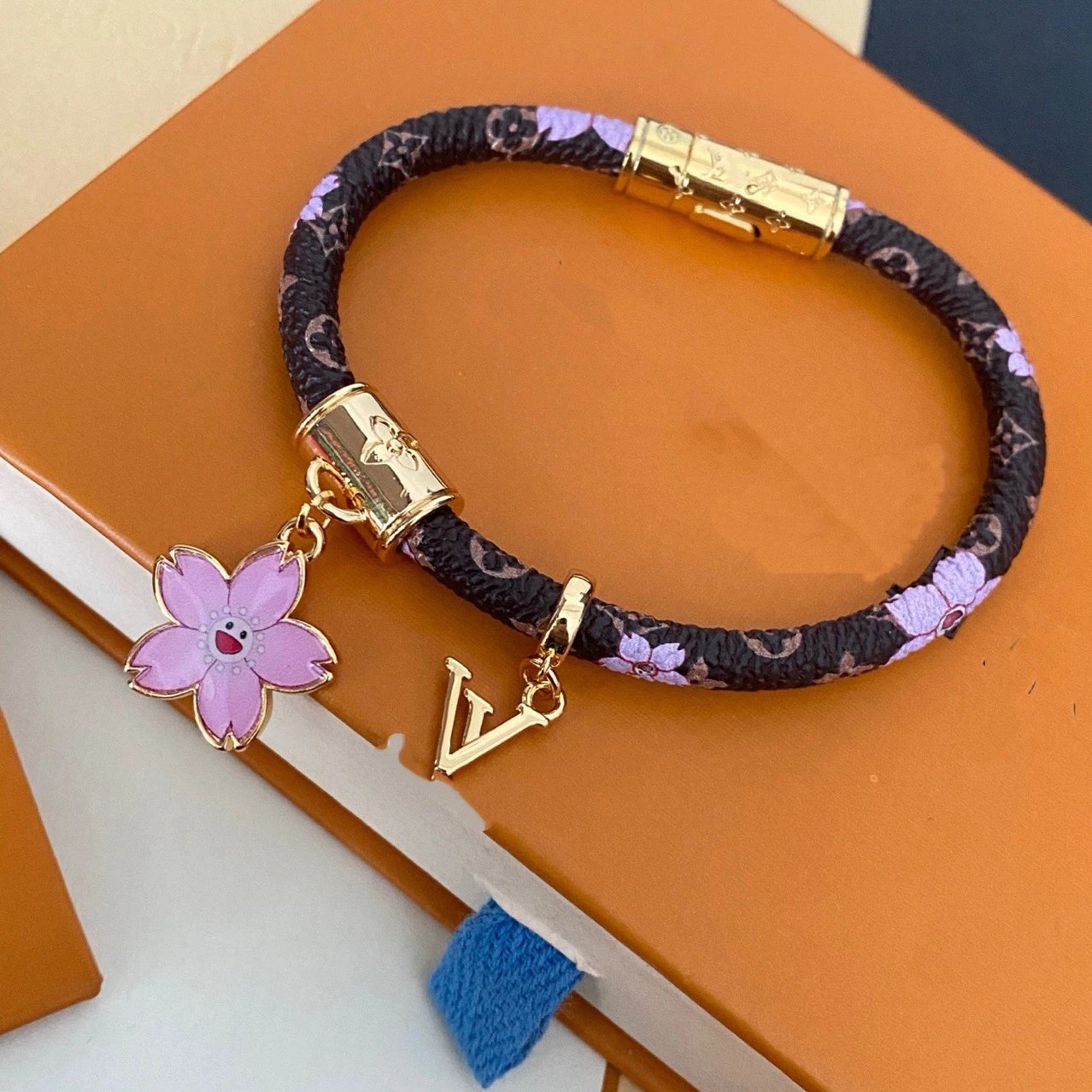 Louis Vuitton Monogram Sakura Flower Charm Bracelet - 2