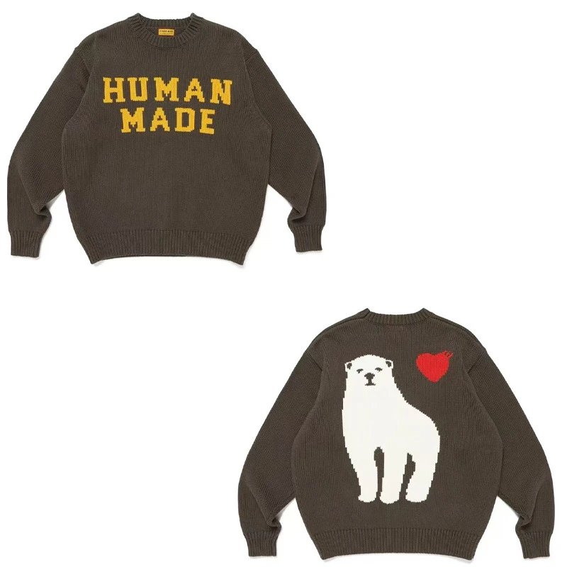 Human Made Fair Isle Knit Sweater Navy - 4