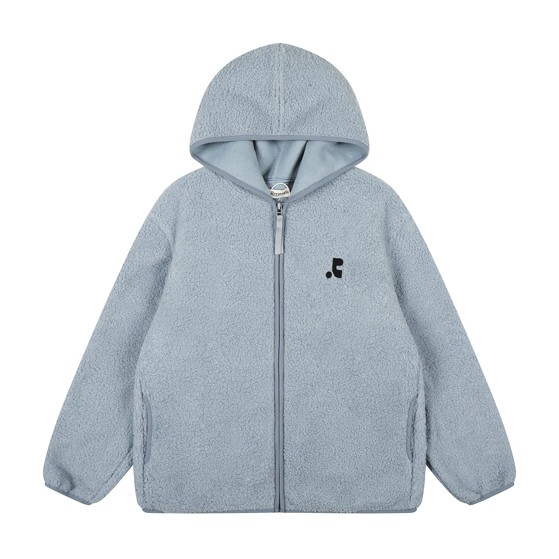 GRA Fleece Hoodie Beige Outerwear - 5