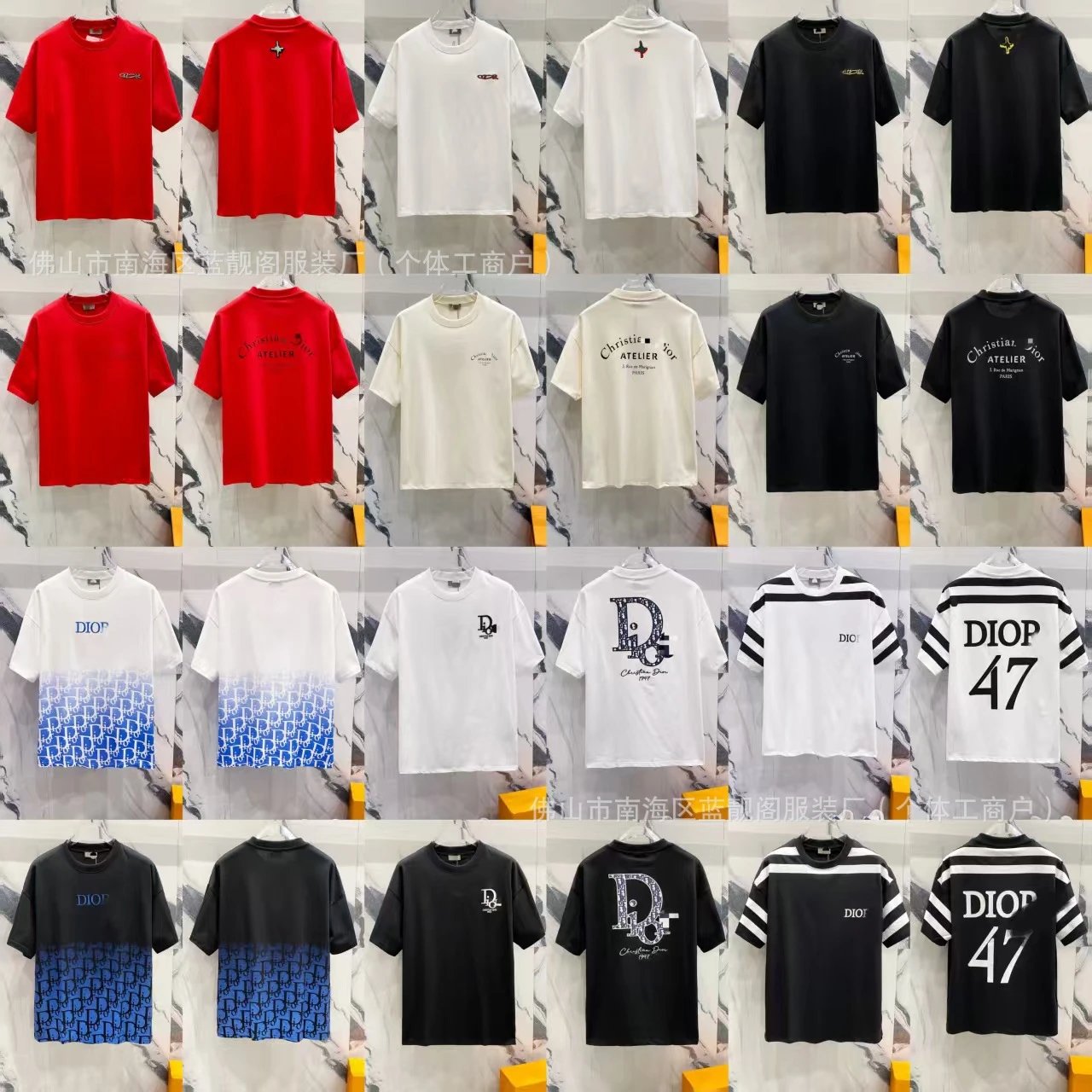 Dior Men's Lily of the Valley Graphic T-Shirt Black - 4