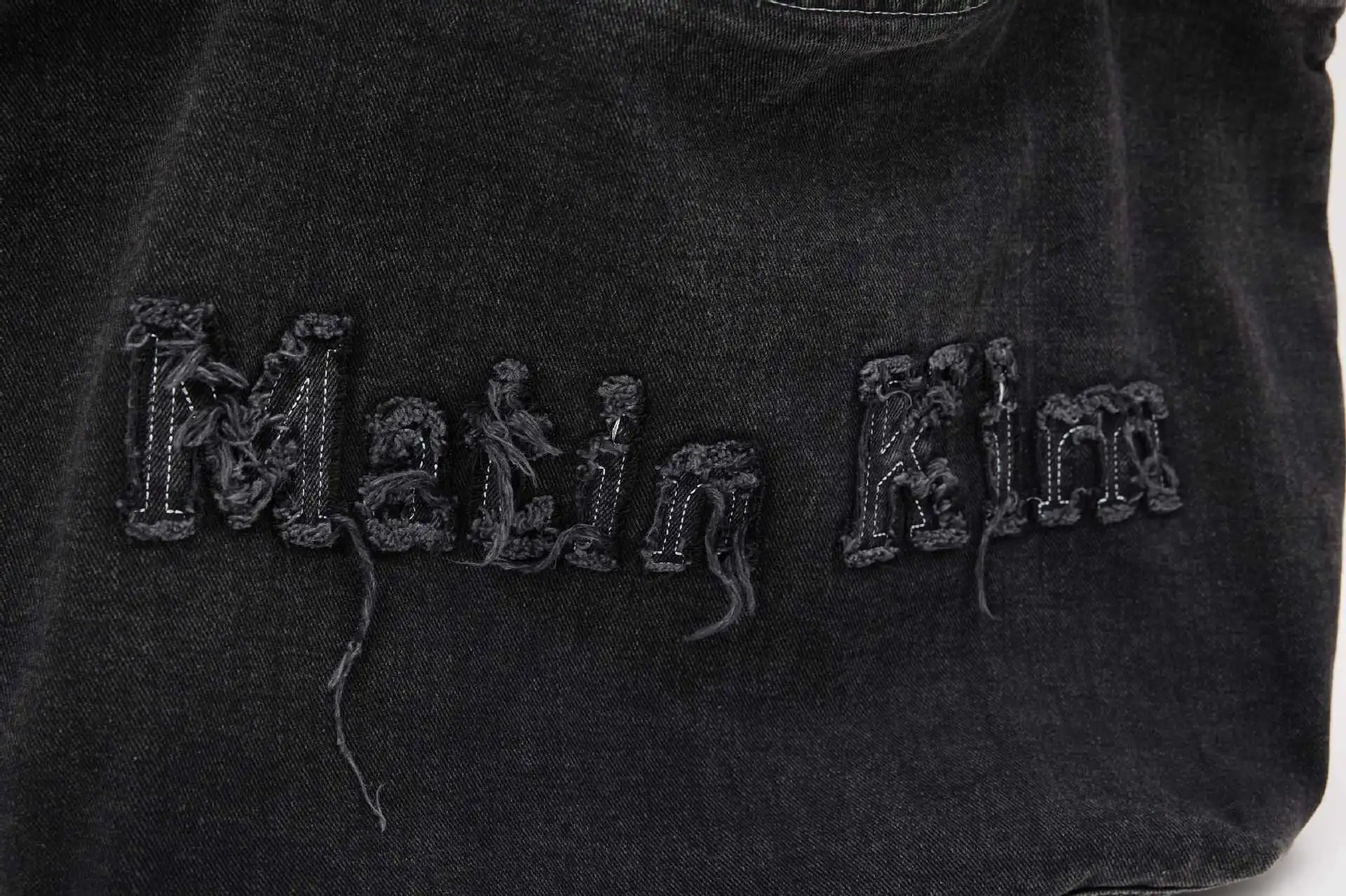 Matin Kim Denim Tote Bag Black - 42