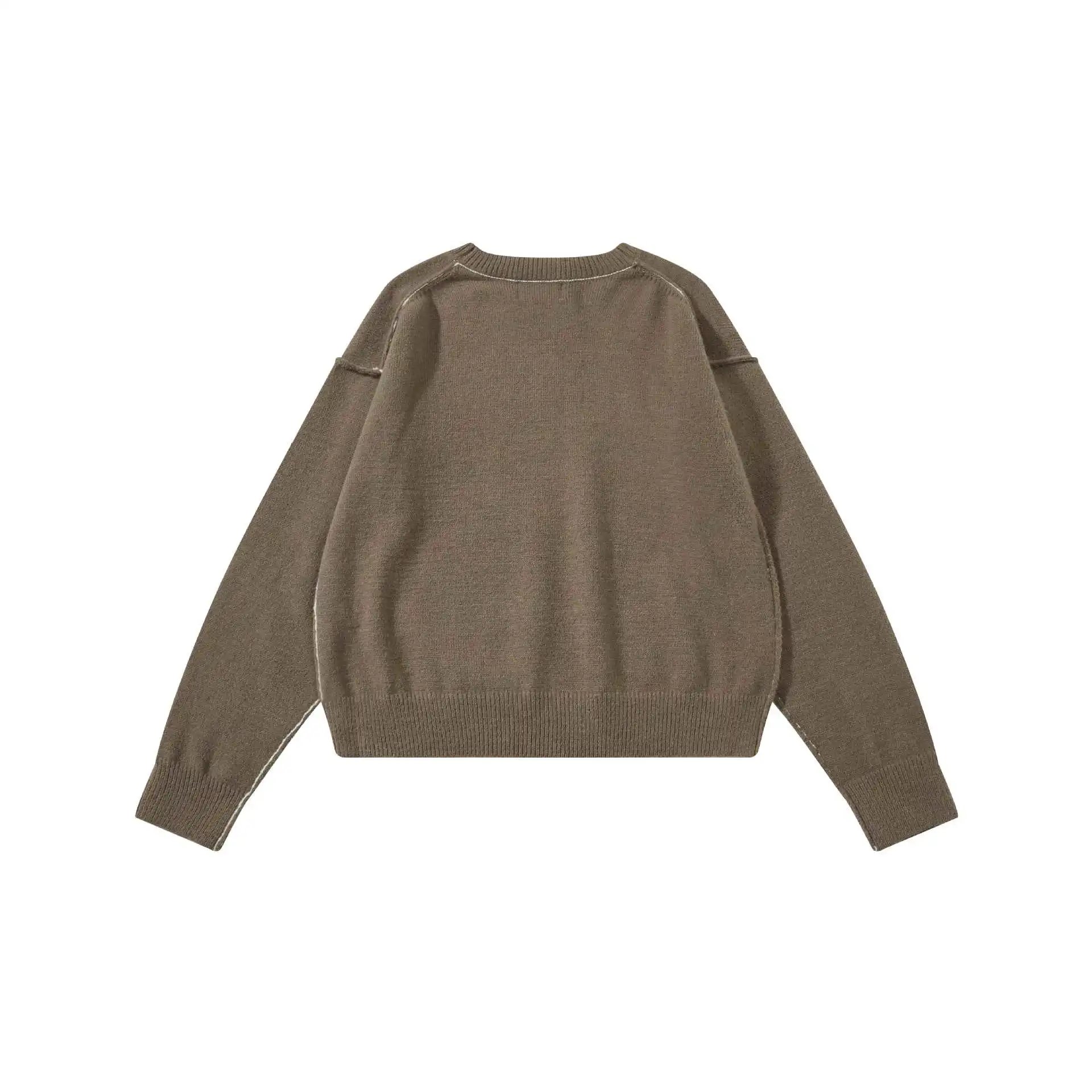 Matin Kim Embroidered Cropped Sweater Off-White - 5