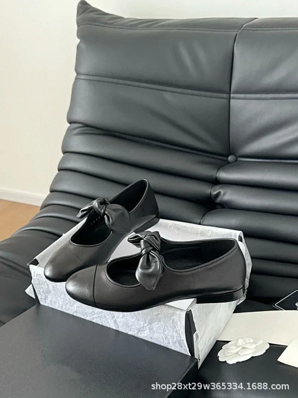 Unbranded Casual Shoes Bow Contrast-Toe Mary Jane and Mule product detail image 15