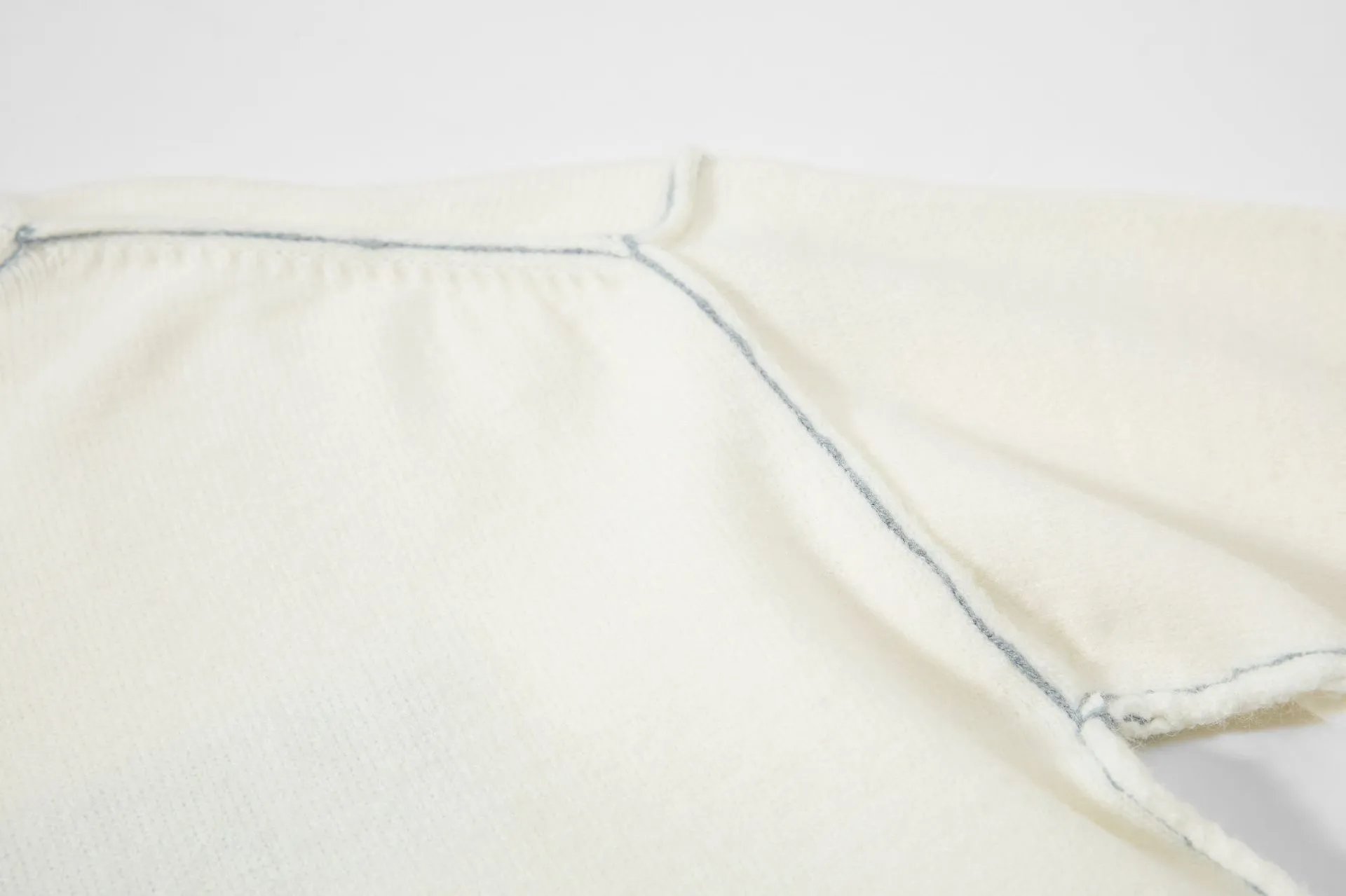 Matin Kim Embroidered Cropped Sweater Off-White - 30