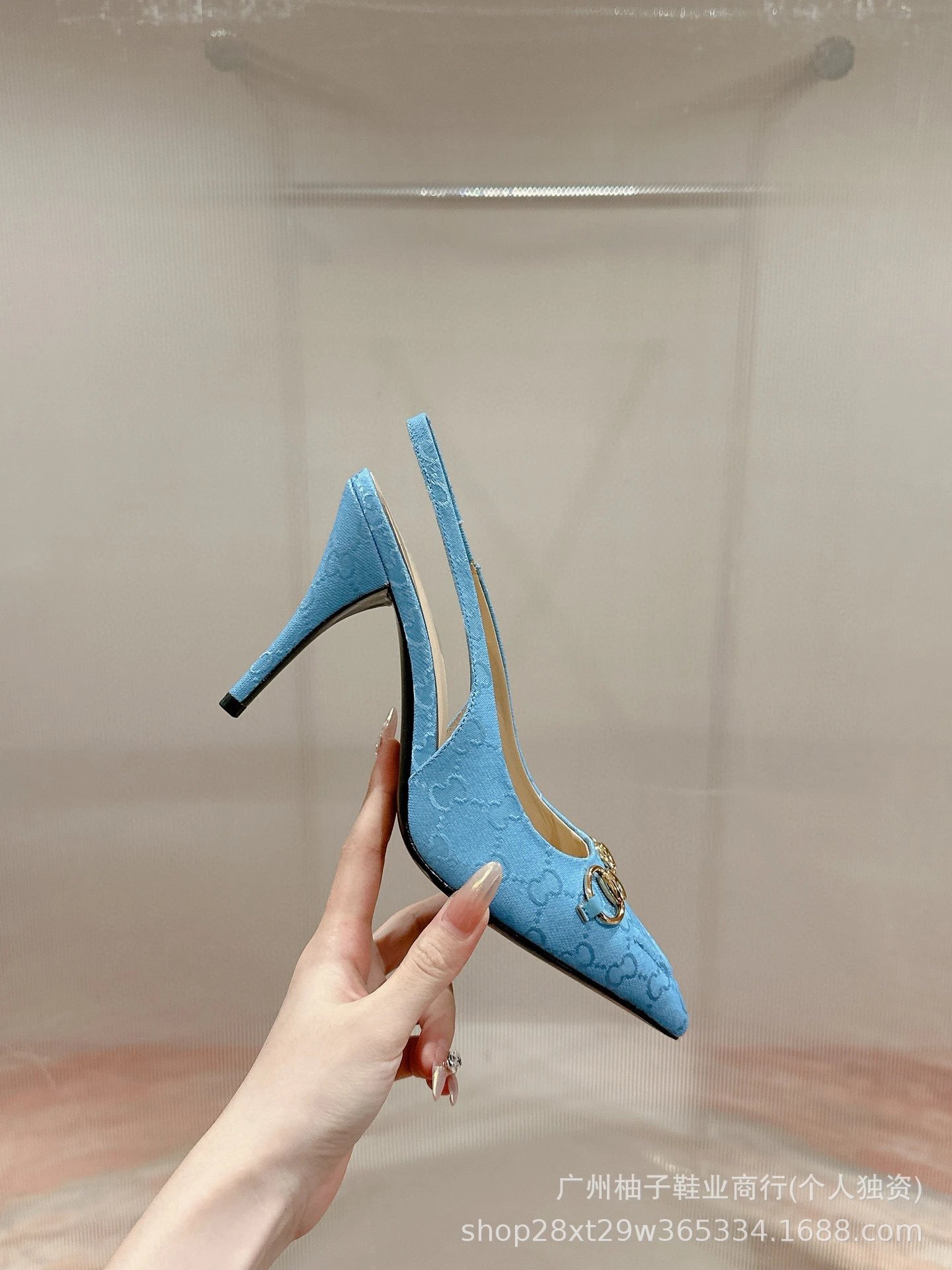 Gucci Horsebit Loafer-Style Slingback Black Heels - 17