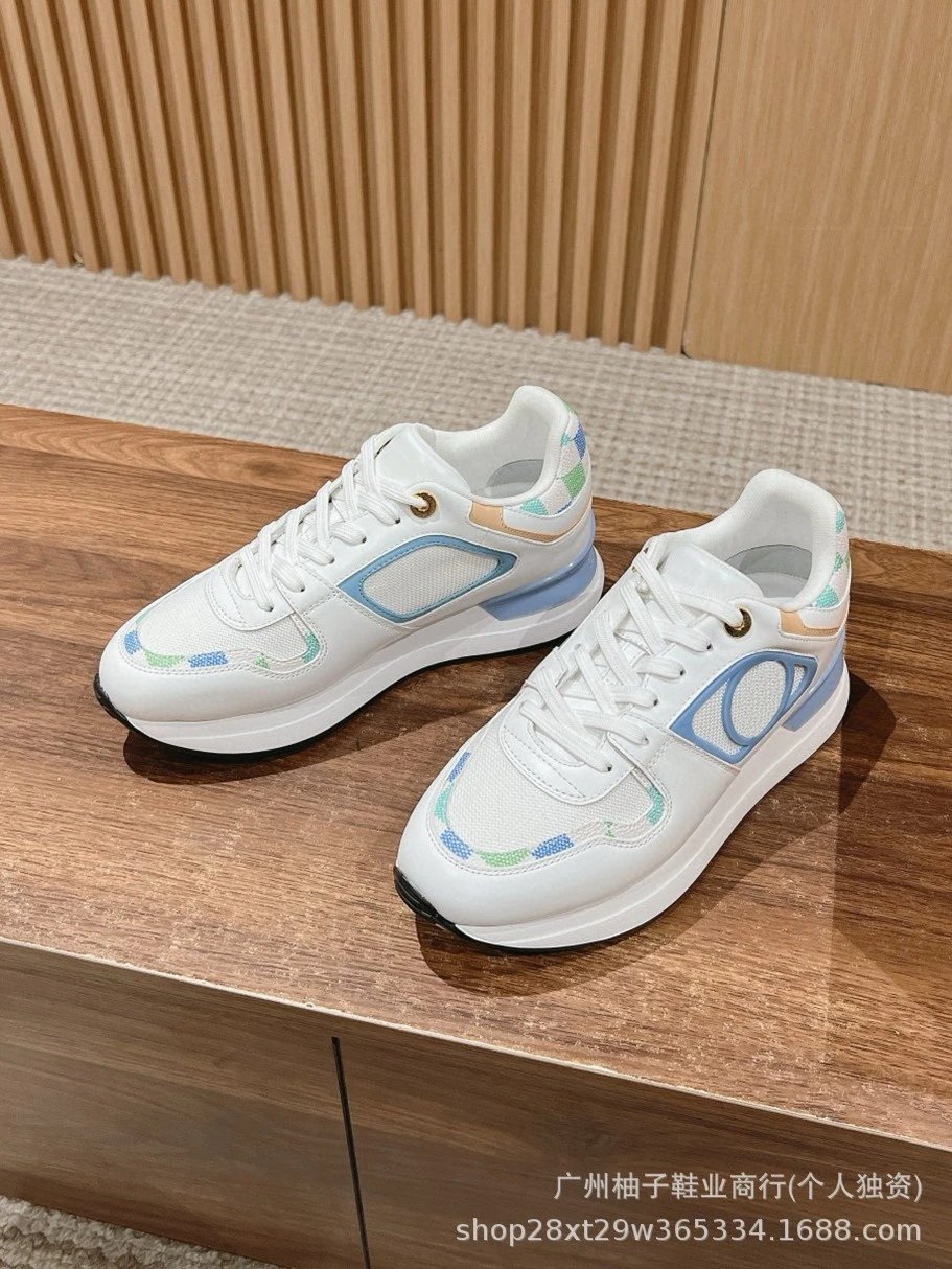 Off-White Diagonal Denim Sneakers Blue Orange - 14