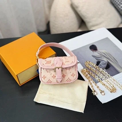 Unbranded Handbags Mini monogram bag charm and earbud pouch product detail image 2