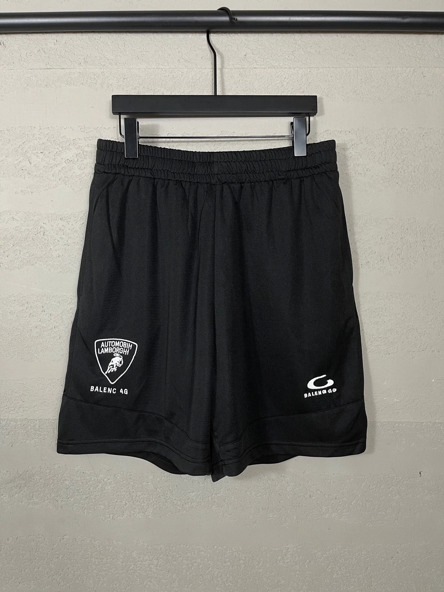 Balenciaga x Automobili Lamborghini Sport Shorts Black - 8