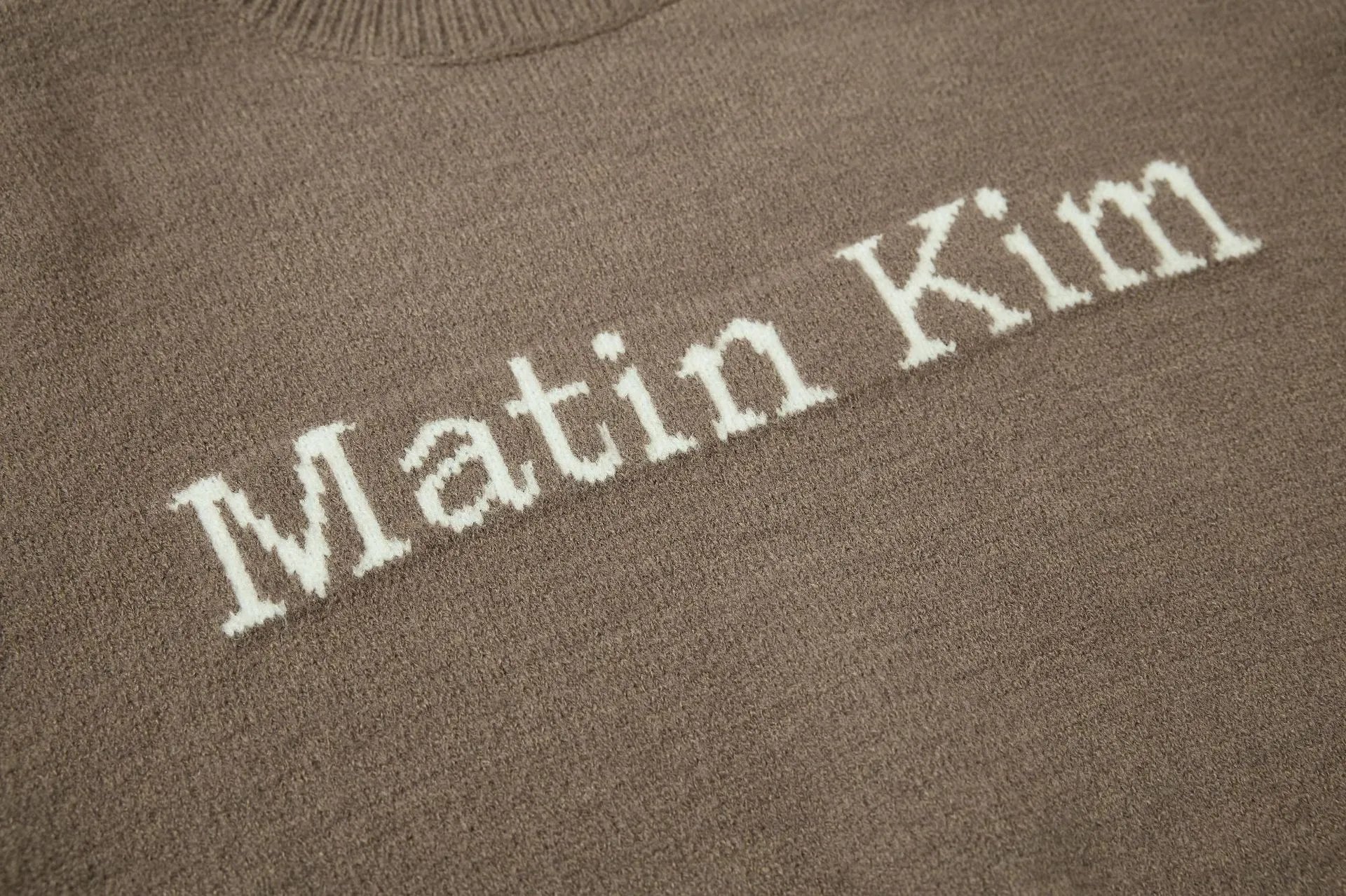 Matin Kim Embroidered Cropped Sweater Off-White - 47