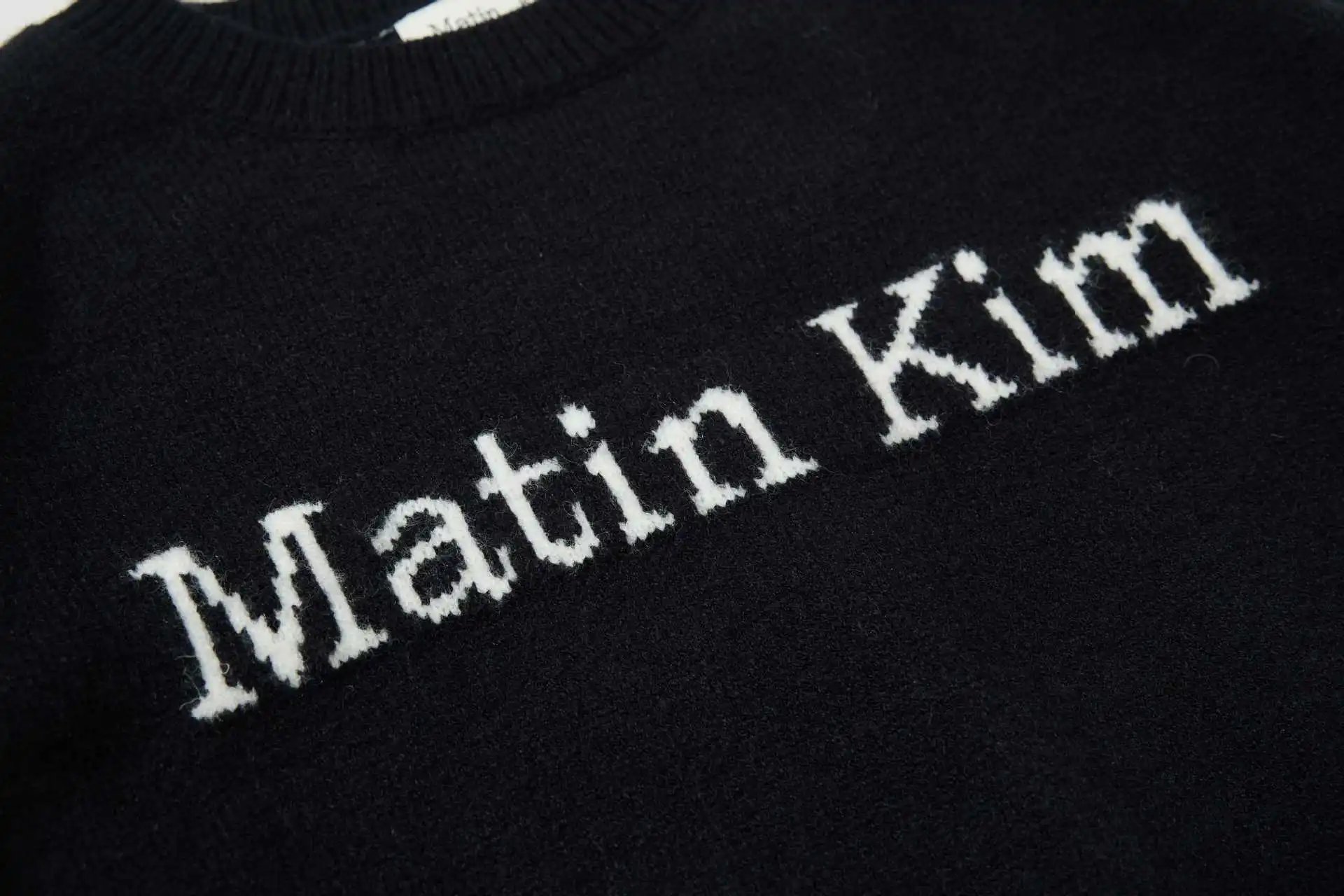 Matin Kim Embroidered Cropped Sweater Off-White - 33