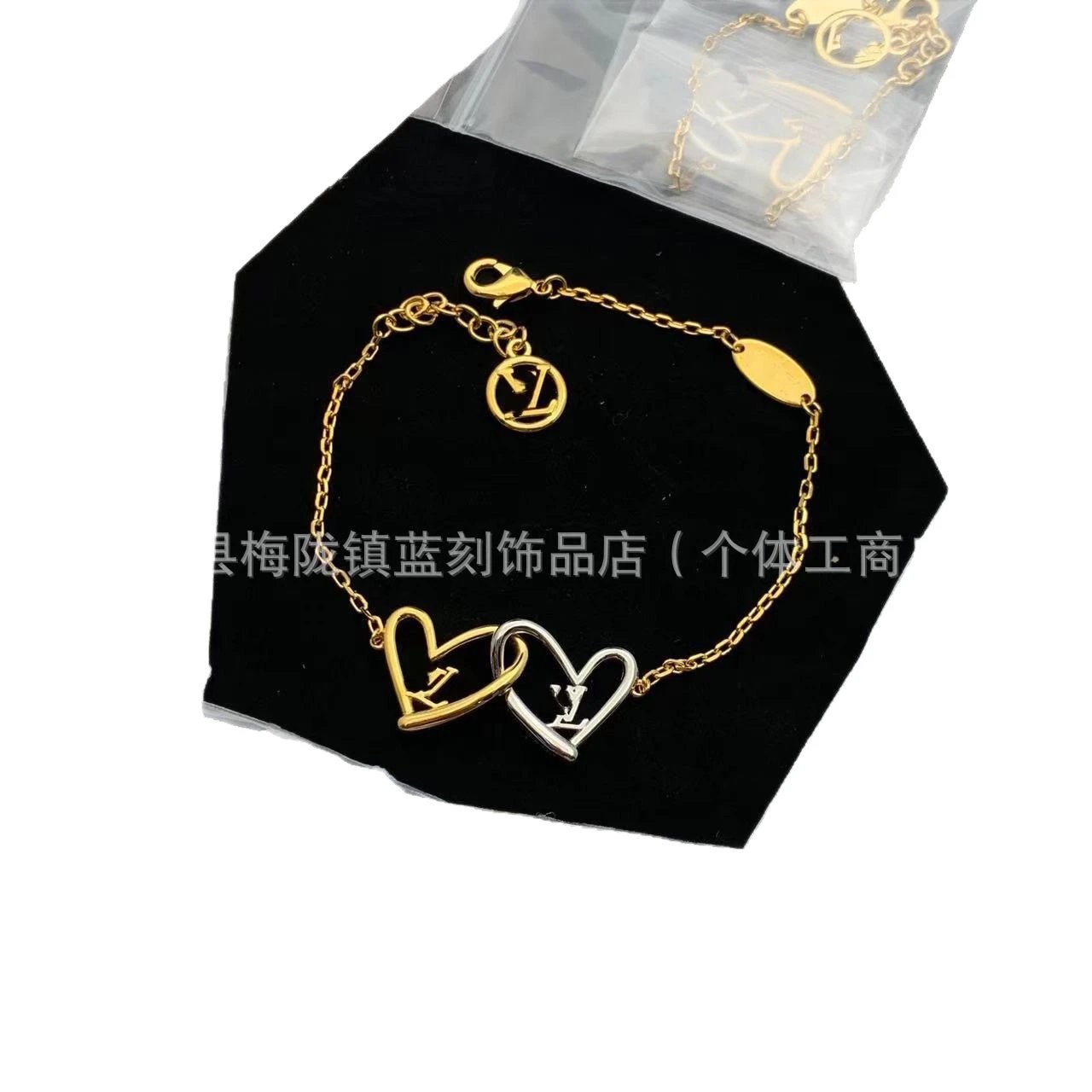 Louis Vuitton Jewelry Monogram Charm Chain Bracelet image 5