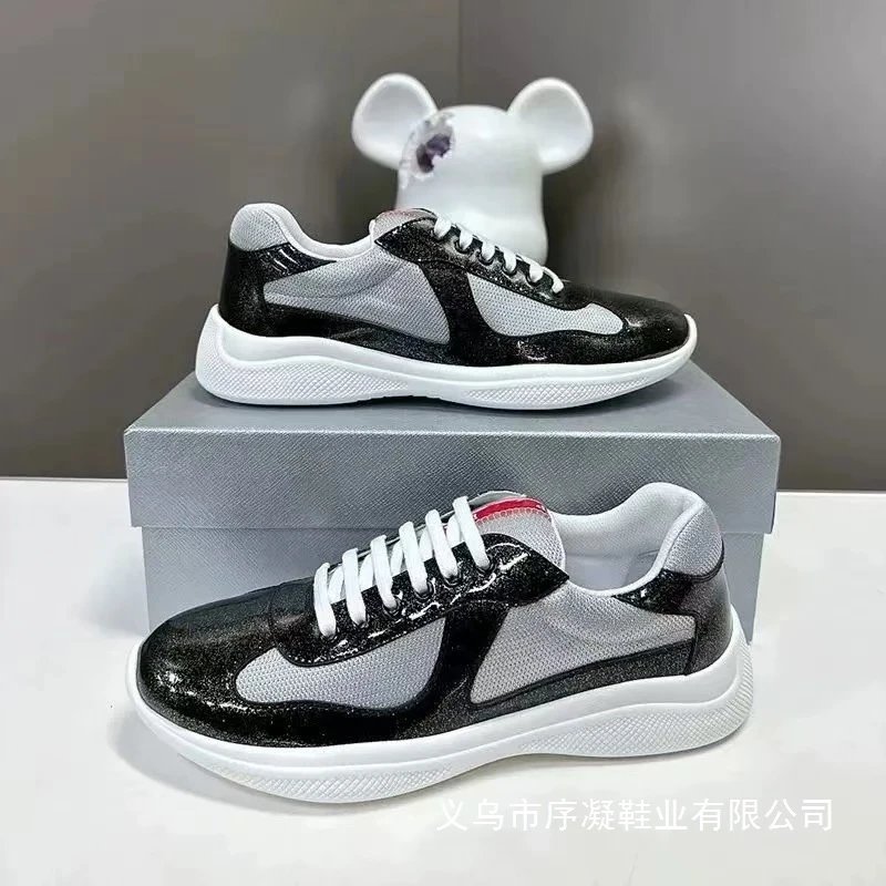 Prada Linea Rossa Cloud Sneakers Light Blue Mesh White Sole Sneakers - 10