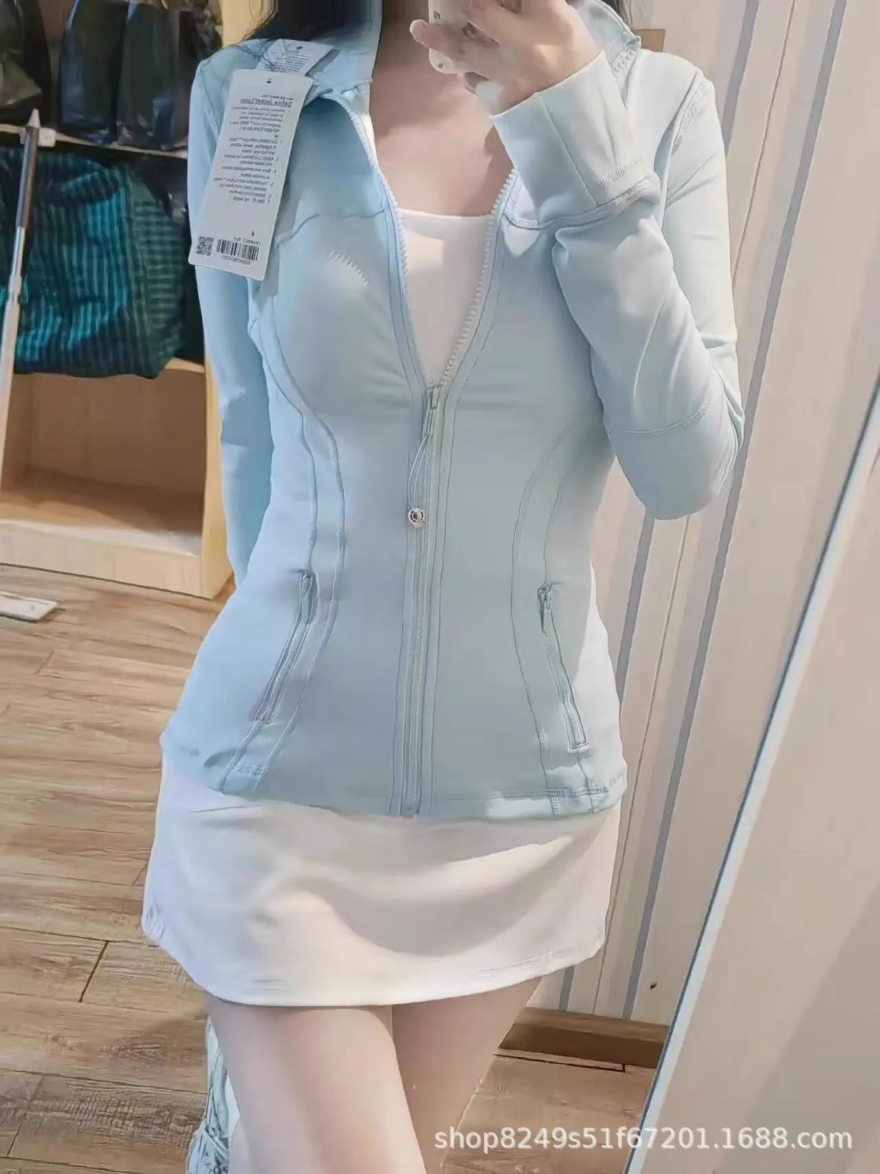 Lululemon Define Jacket Dusty Blue Outerwear - 14