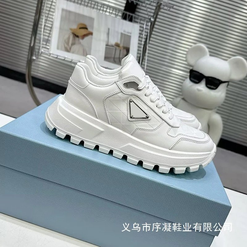 Prada Re-Nylon Chunky Sneakers Black - 12