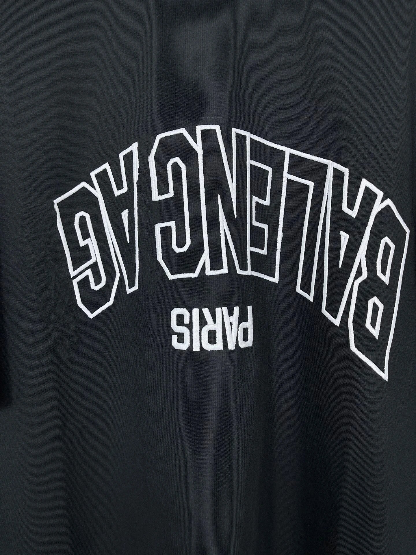 Balenciaga Arch Logo Black T-Shirt - 11