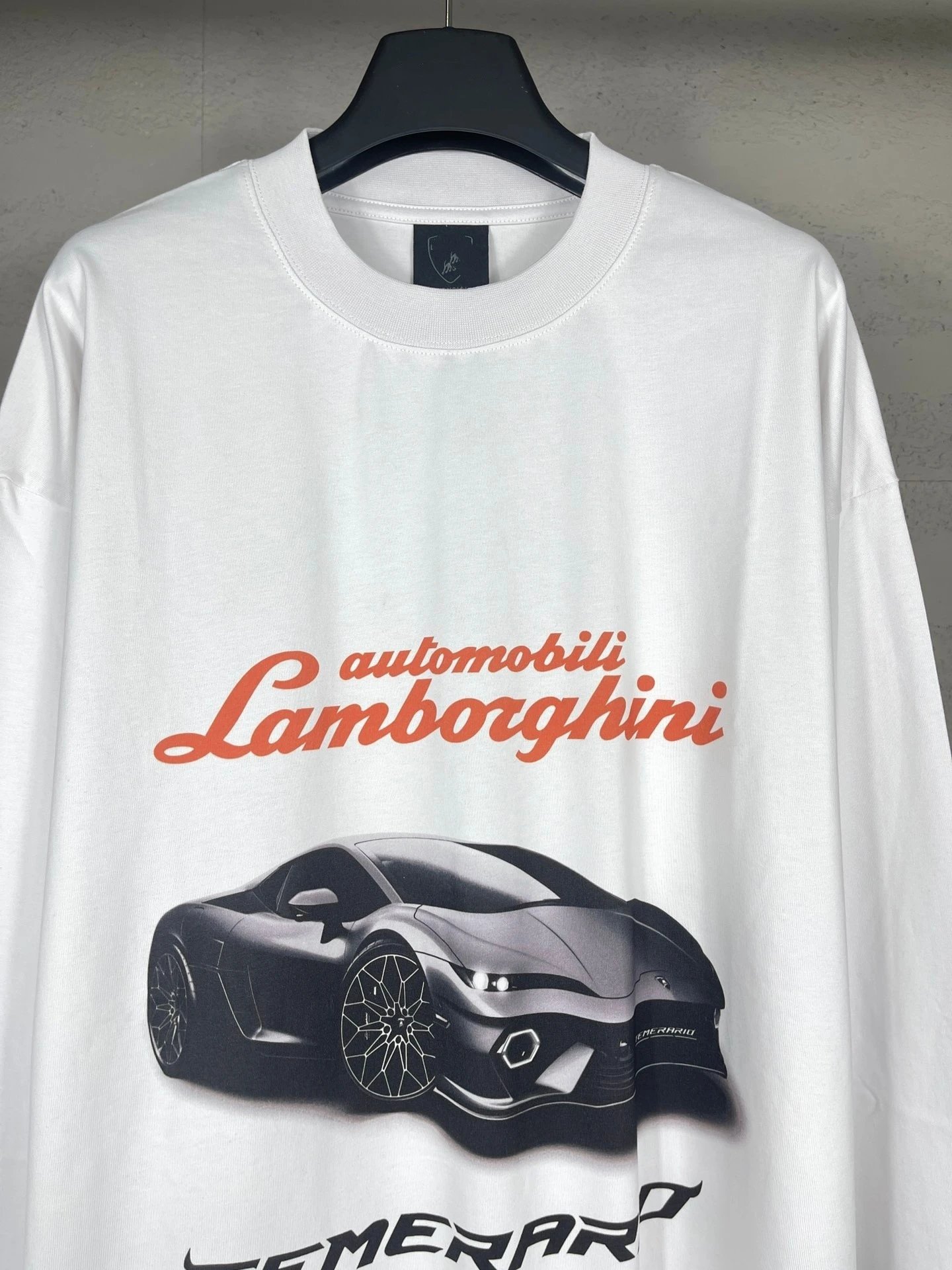 Balenciaga Wheel Print Long-Sleeve T-Shirt Black - 7