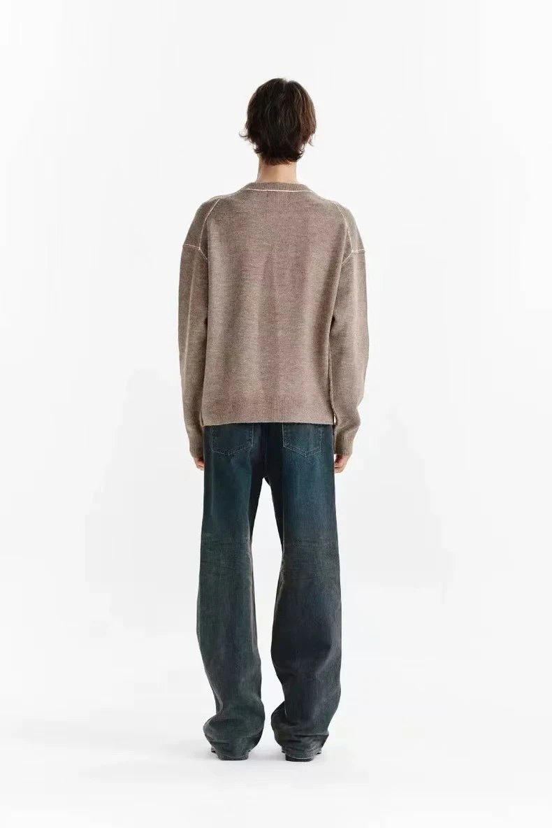 Matin Kim Embroidered Cropped Sweater Off-White - 57