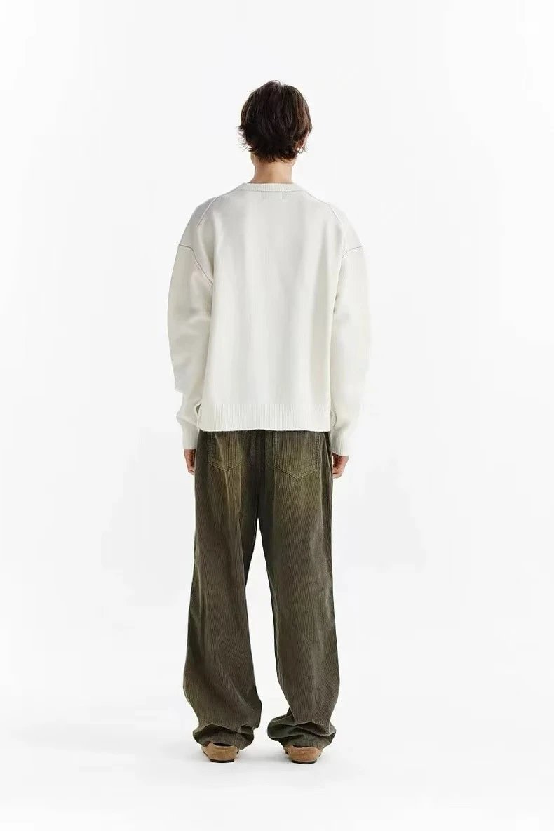 Matin Kim Embroidered Cropped Sweater Off-White - 70