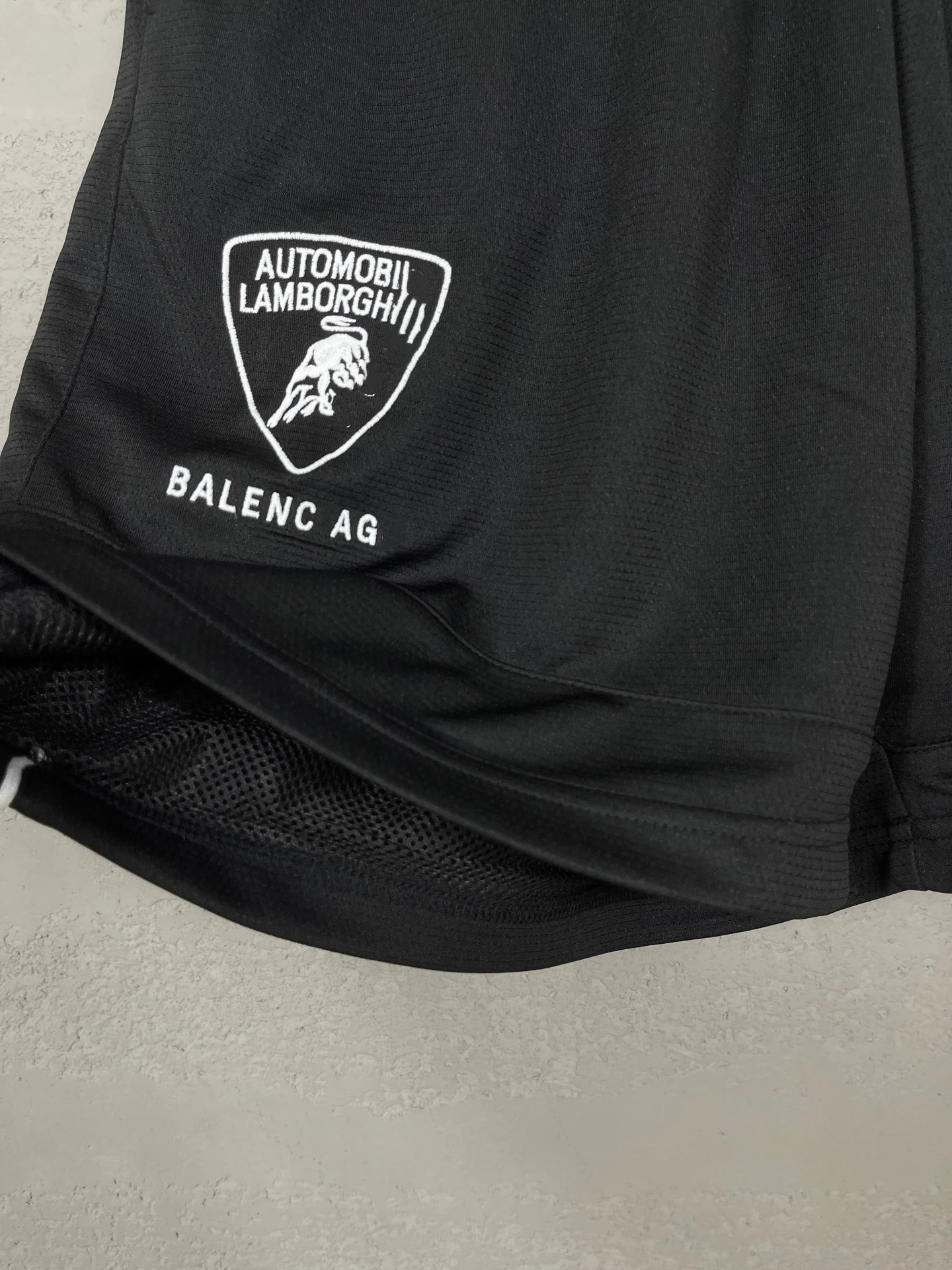 Balenciaga x Automobili Lamborghini Sport Shorts Black - 15