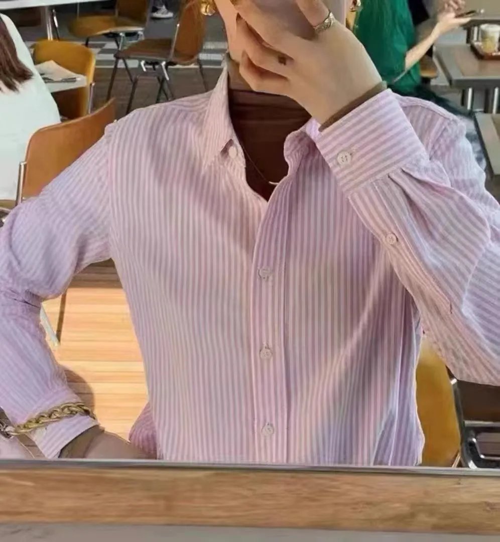 Design Striped Classic Fit Shirt in Black and White - 3