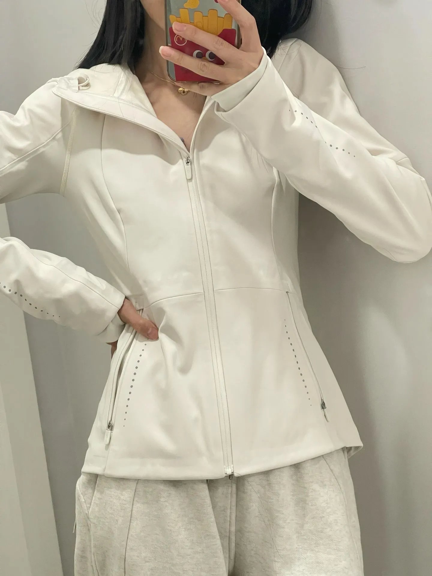 Lululemon Define Jacket Cloud White Outerwear - 24