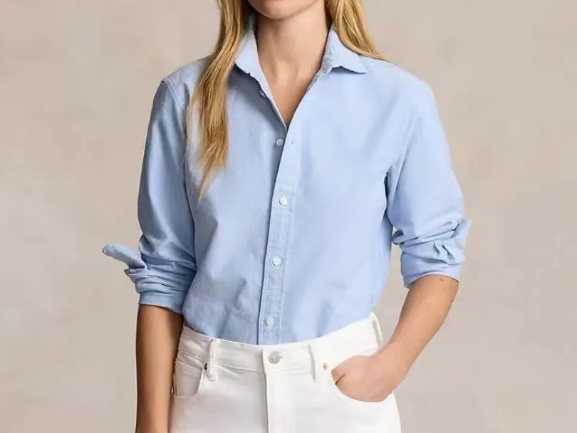 Design Classic Fit Pink Oxford Shirt - 4