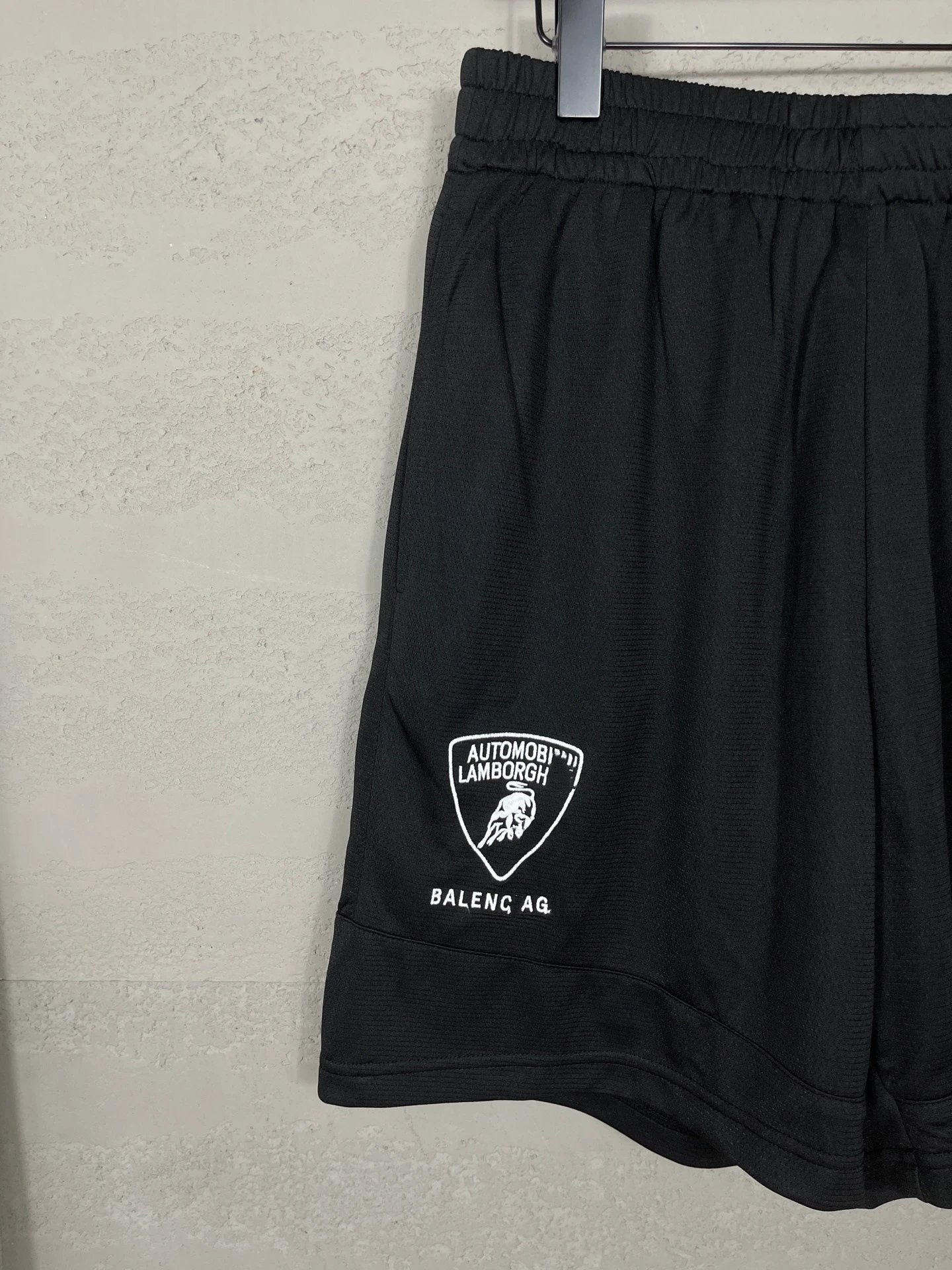 Balenciaga x Automobili Lamborghini Sport Shorts Black - 13