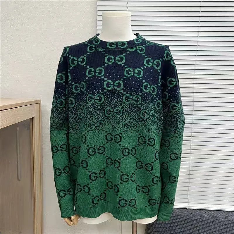 Gucci GG Monogram Gradient Knit Sweater - 10