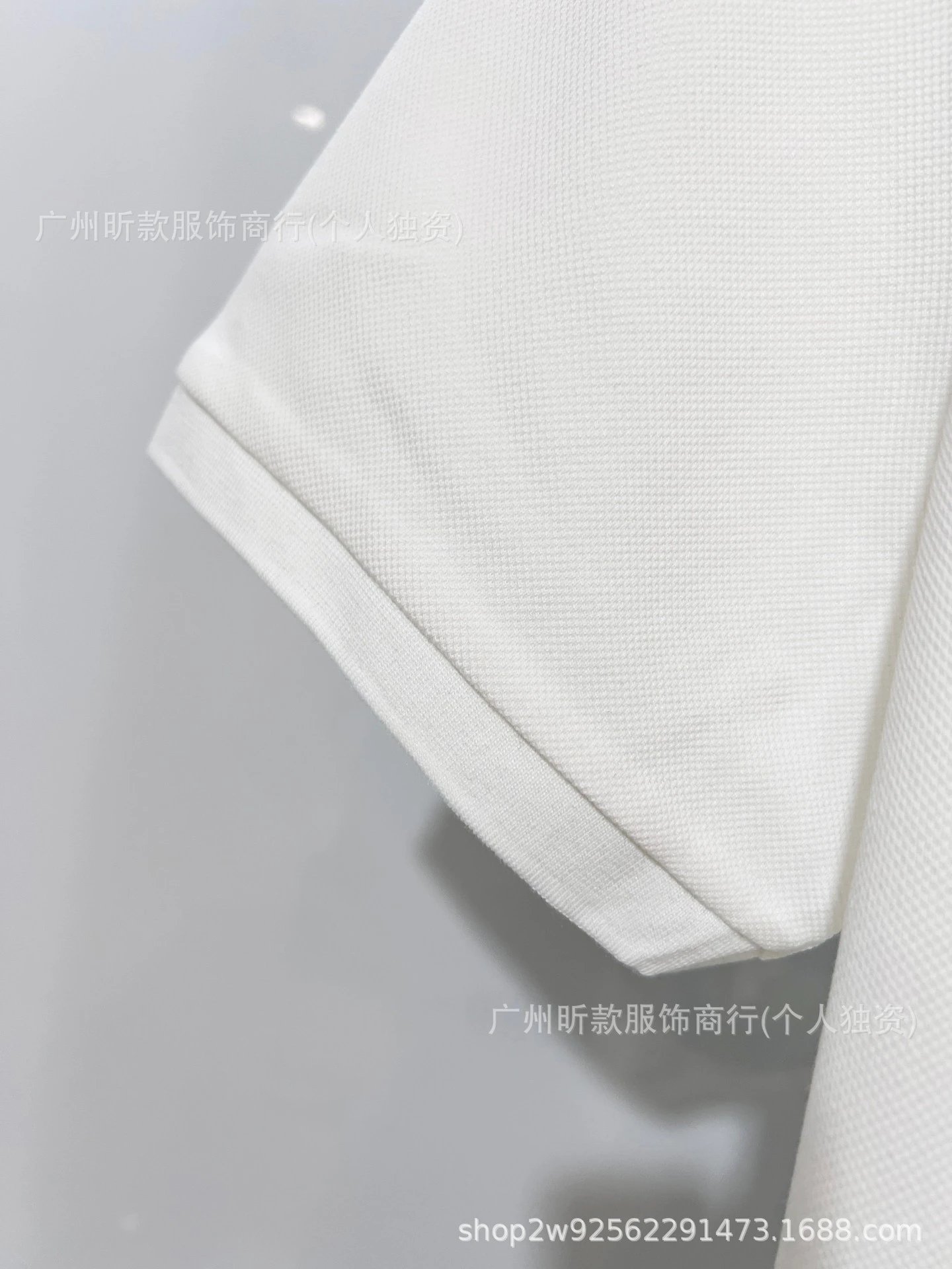 Prada Logo Patch Polo White with Red-Black Trim Polo - 23