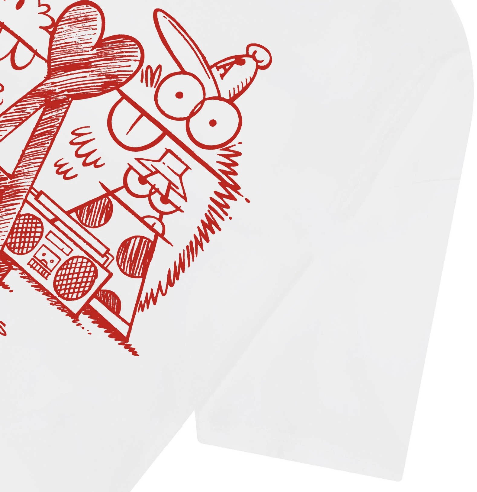 Kaws x Levi's A-Frame Graphic Black T-Shirt - 3