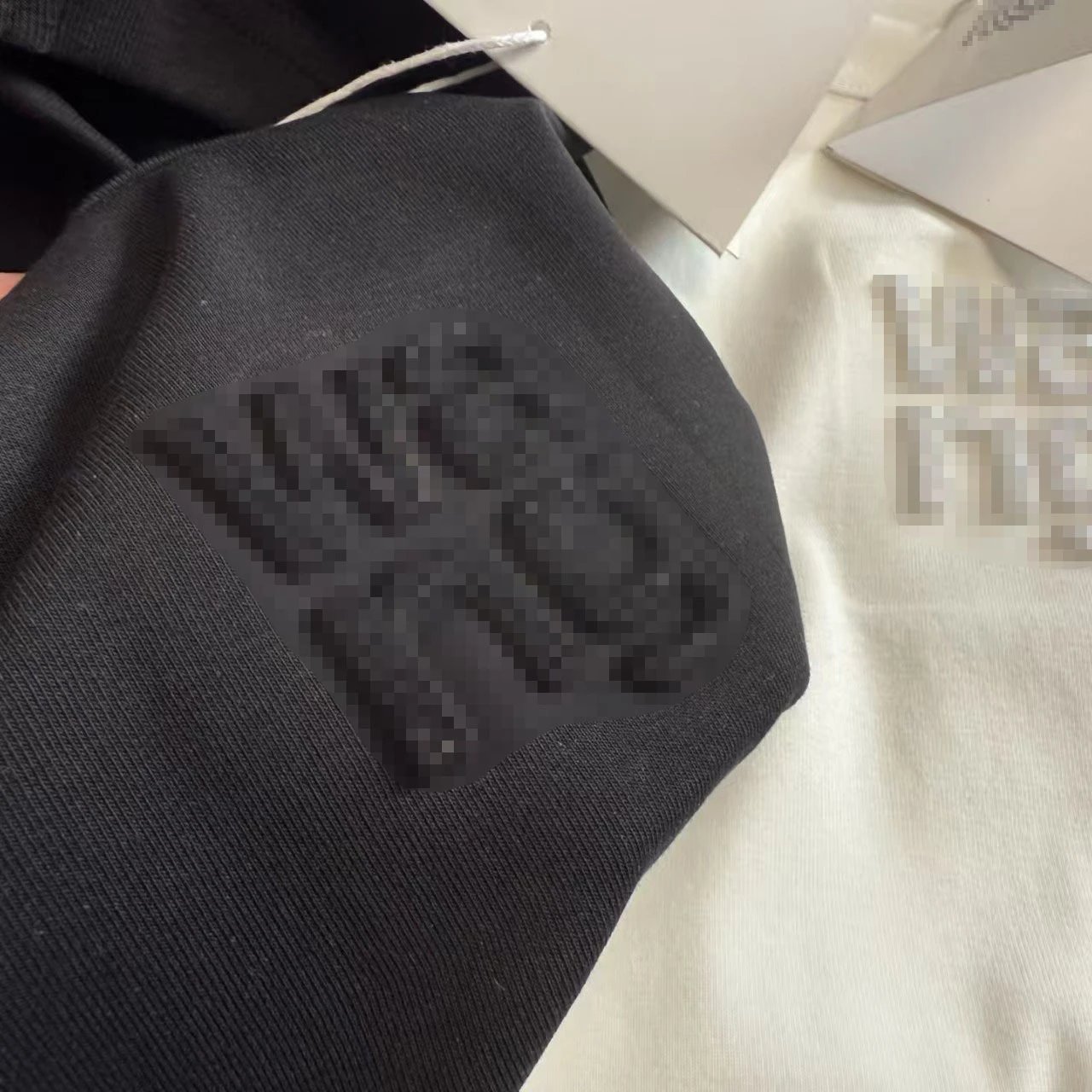 Alexander Wang Pixelated Logo White T-Shirt - 13