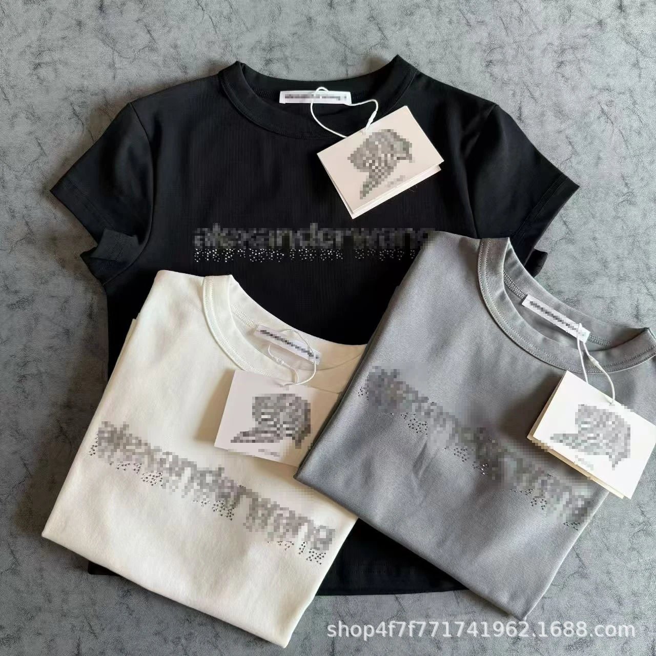 Alexander McQueen Logo-Print White T-Shirt and Denim Jeans Set - 4