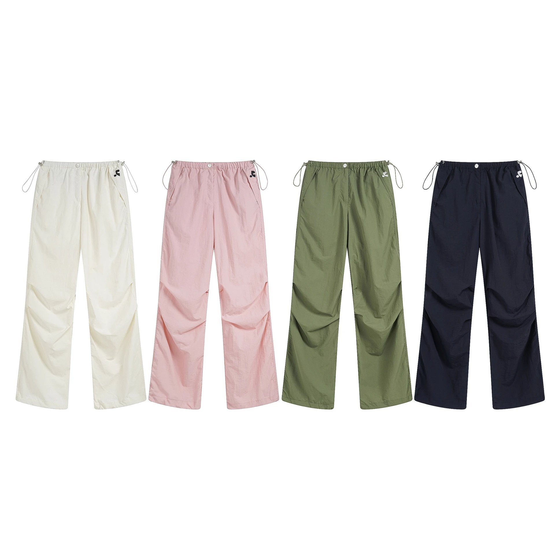 Rest & Recreation Pink Cargo Jogger Pants - 3