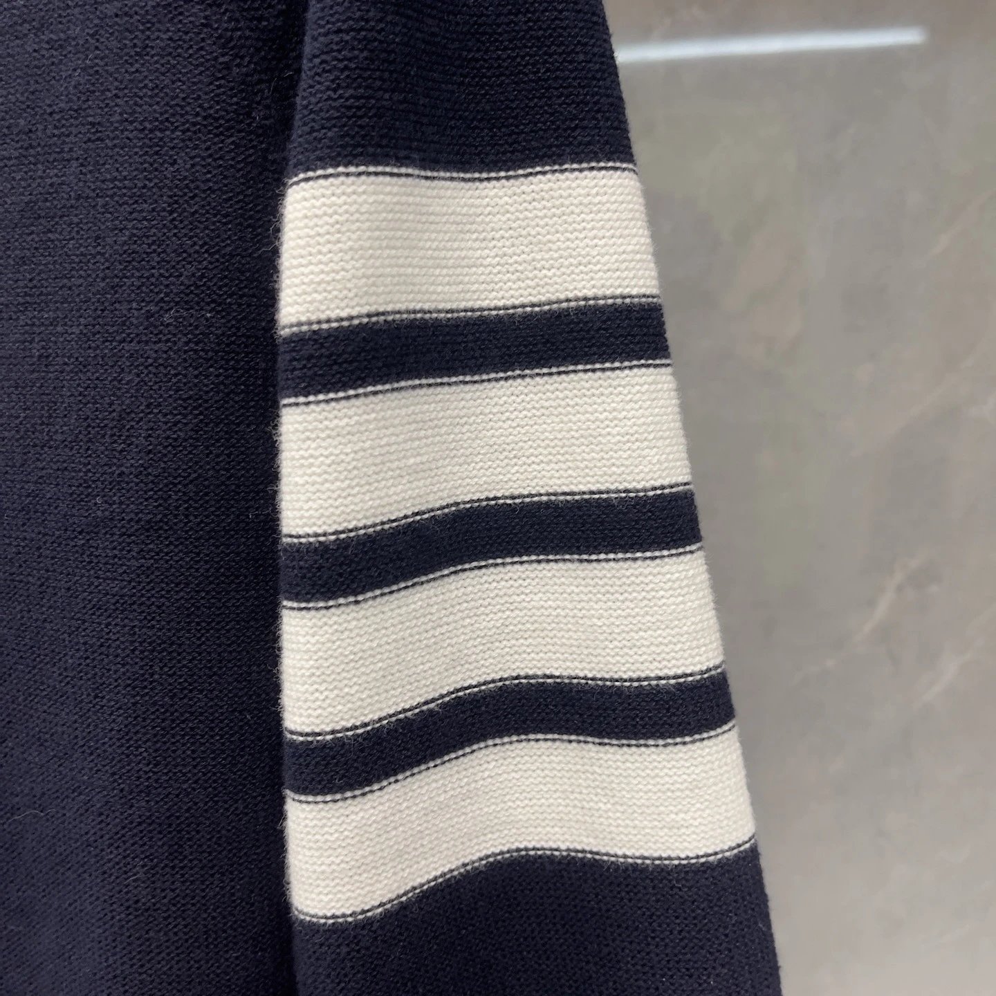 Thom Browne Dachshund Intarsia Knit Sweater Navy - 12