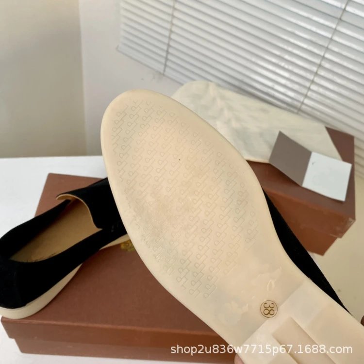 Design Suede Loafers Dusty Rose Casual Shoes - 41