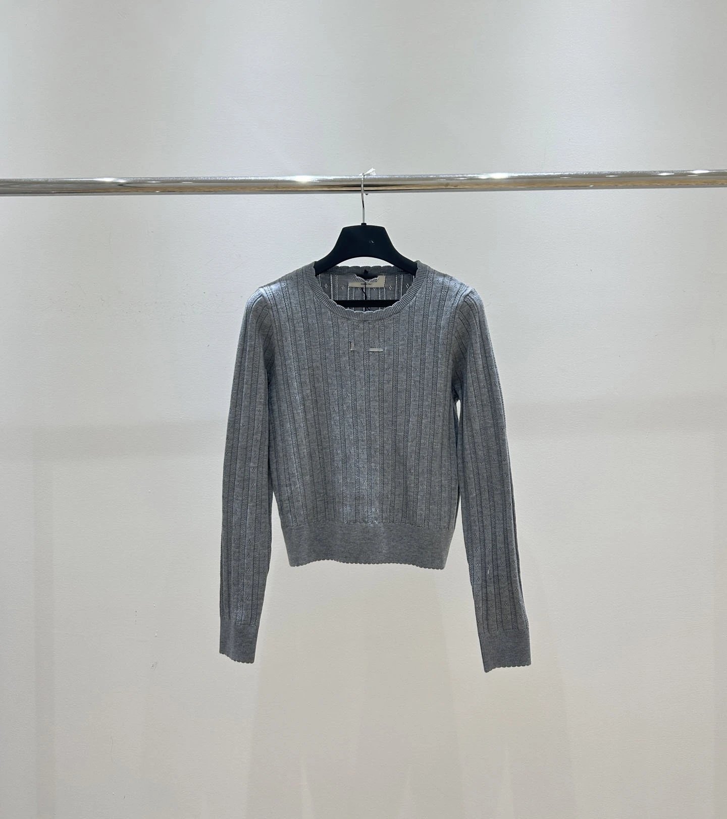 GRA Ribbed Cropped Sweater Red - 7