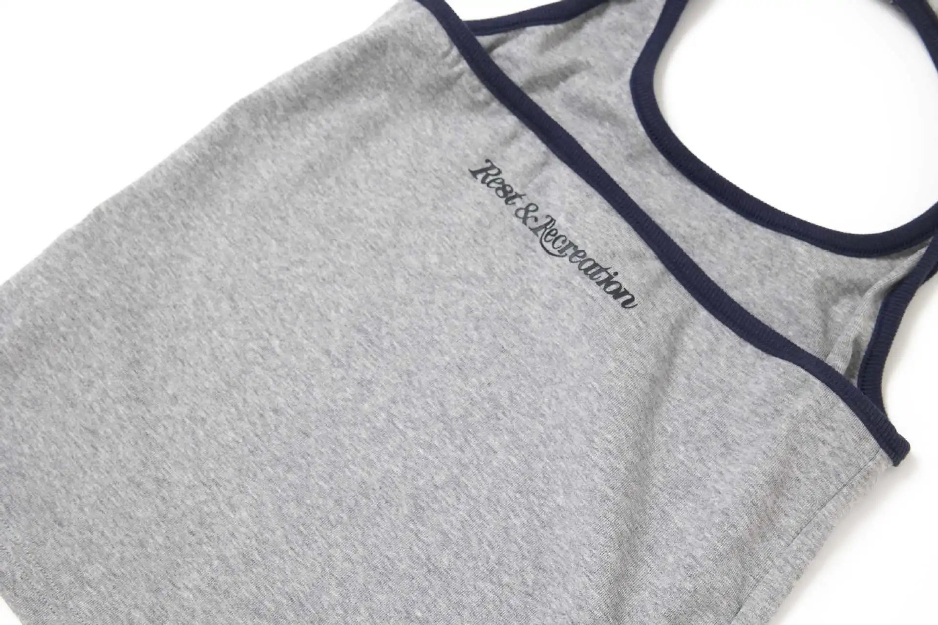 GRA Halter Neck Tank Top Gray - 28