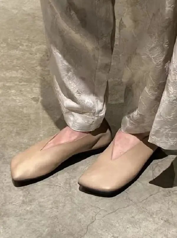 Maison Margiela Tabi Loafers Black Leather Shoes - 6