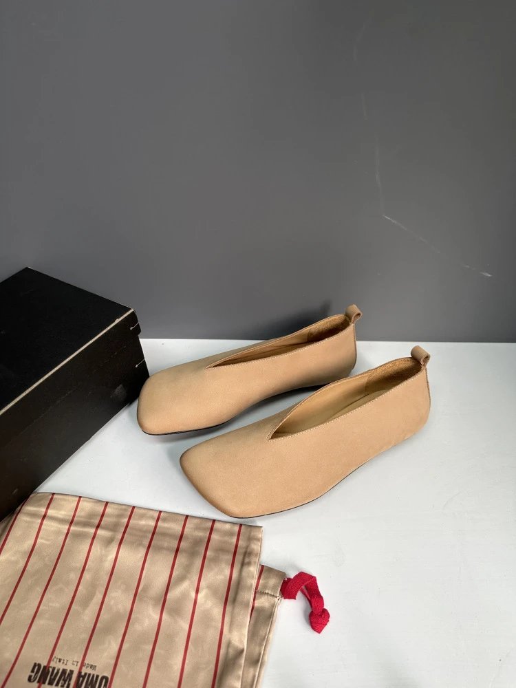Maison Margiela Tabi Loafers Black Leather Shoes - 24
