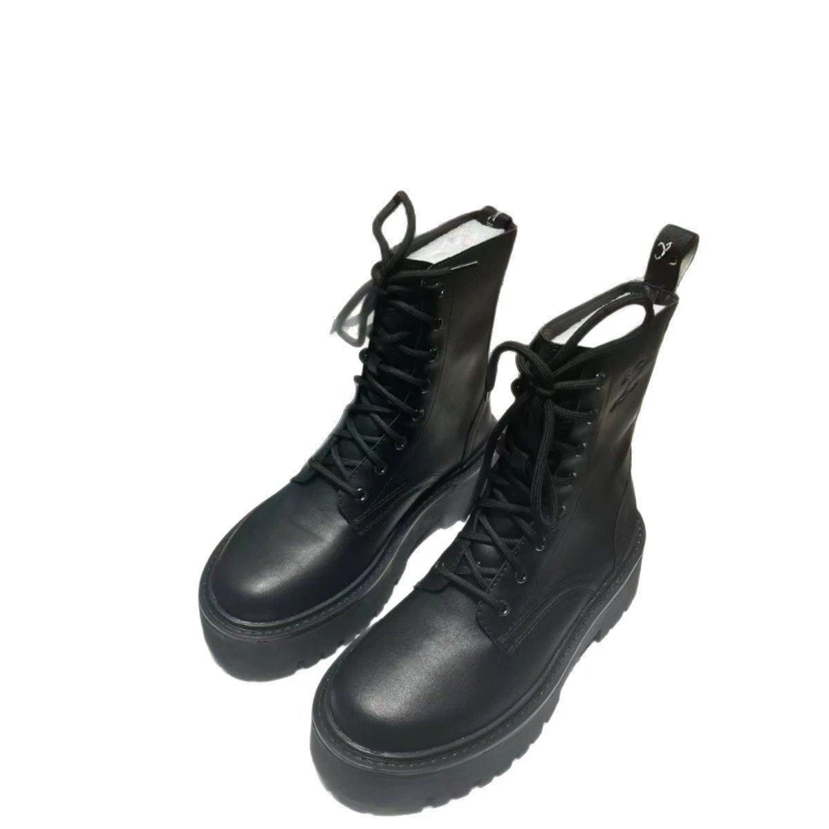 Unbranded Boots Lace-Up Ankle with Chunky Lug Soles image 5
