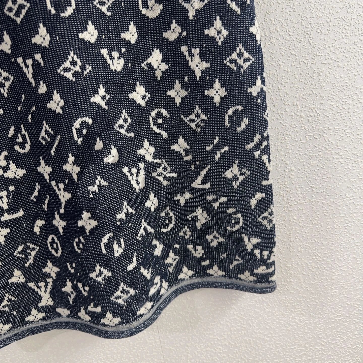 Louis Vuitton Monogram Knit Vest-Top Navy - 5