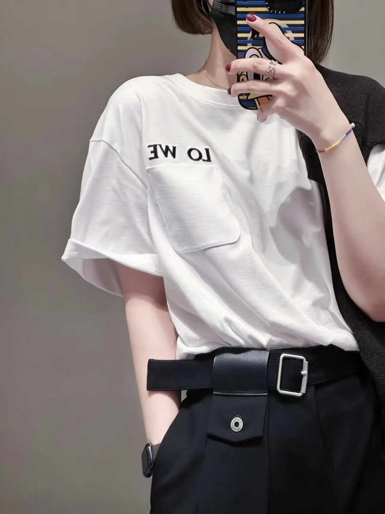 Gallery Dept LO WE Pocket T-Shirt White - 9
