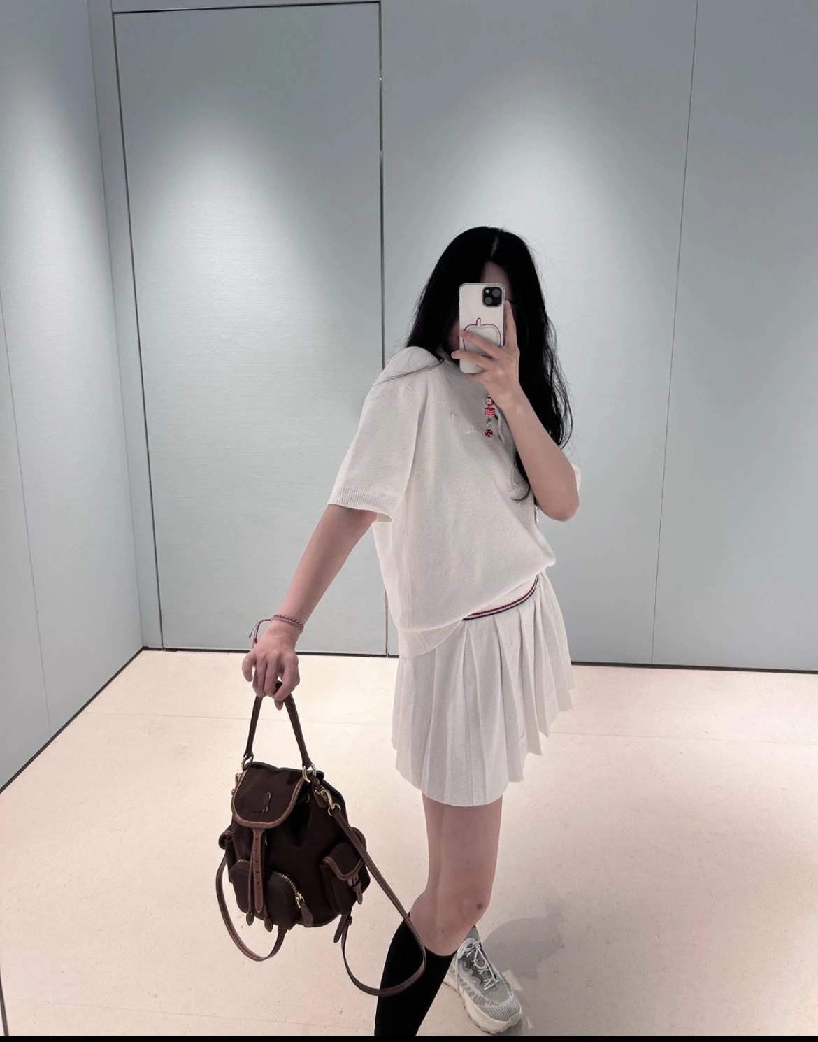 Off-White Tennis Collar Zip-Up Sweater White - 13