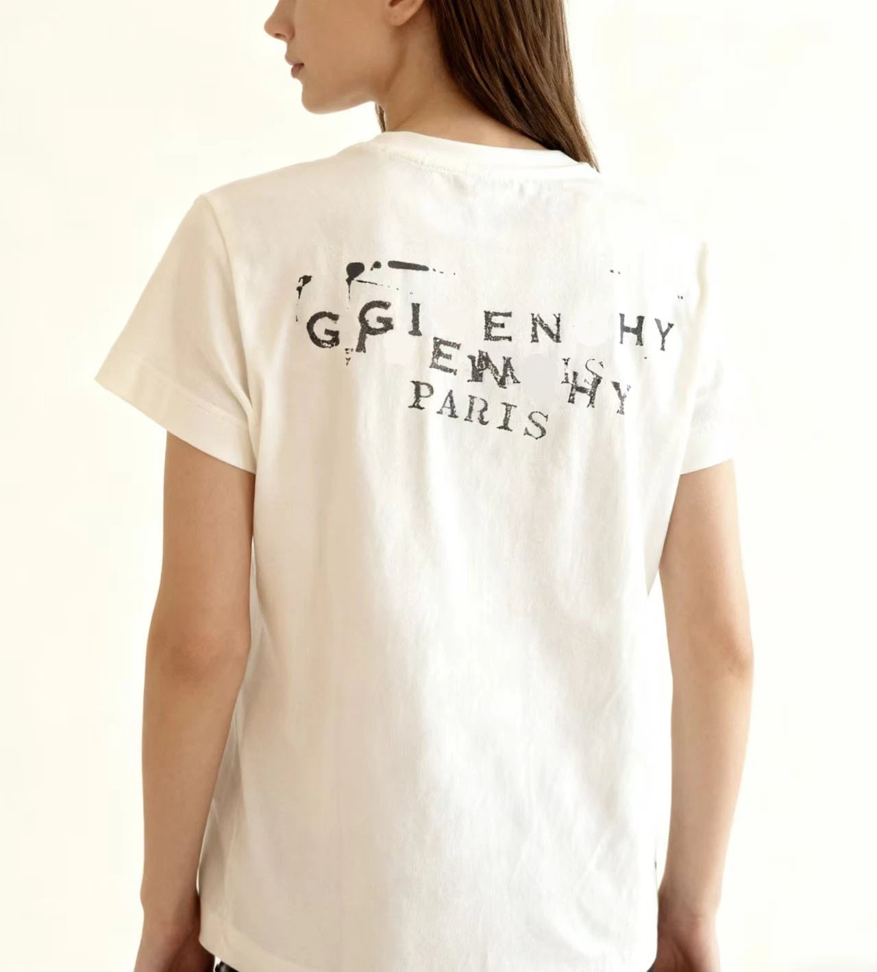 Givenchy Logo-Print White T-Shirt - 8