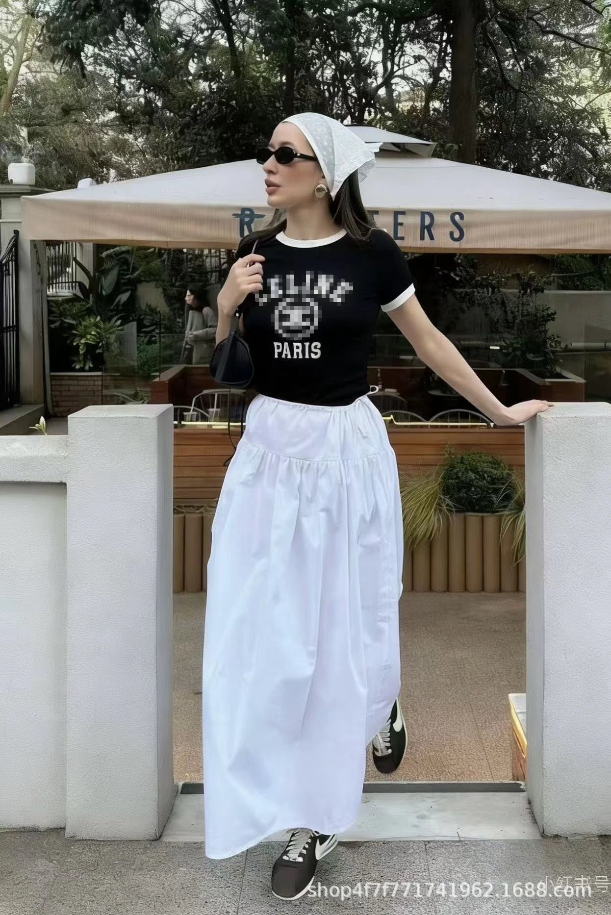 Off-White Pixelated Logo Ringer T-Shirt White/Black - 7