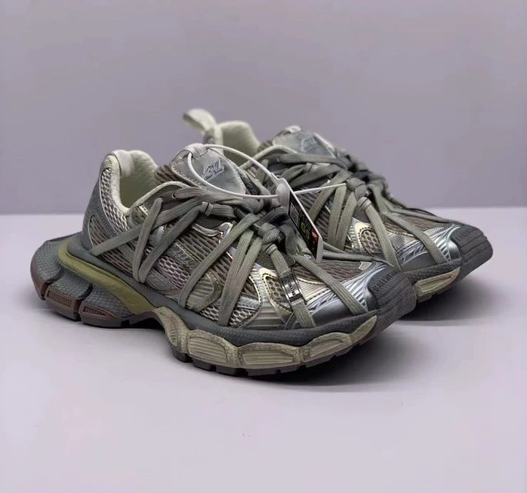 Off-White x Asics Gel-Burz 2 Black Chunky Sneakers - 8