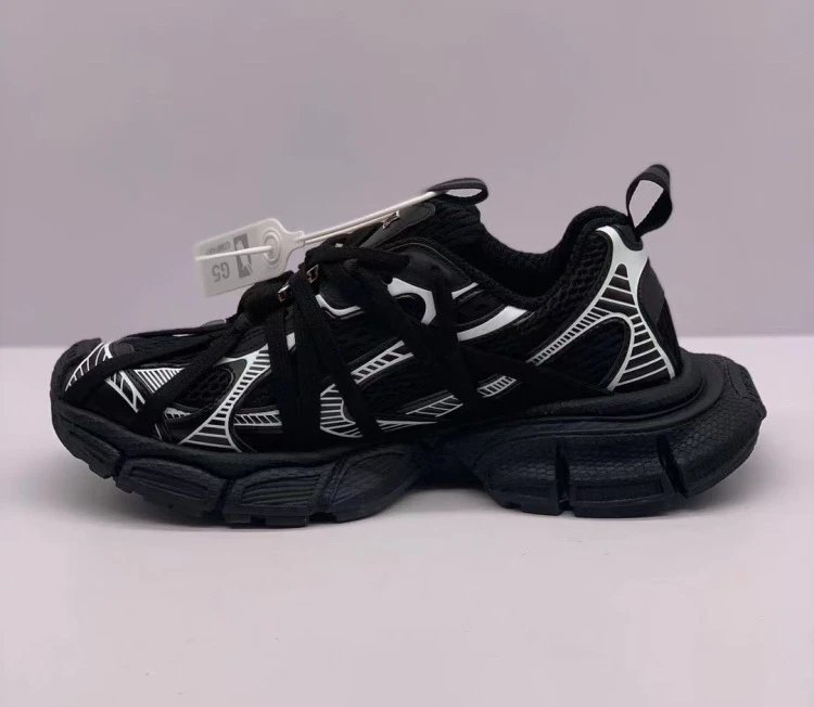 Off-White x Asics Gel-Burz 2 Black Chunky Sneakers - 18