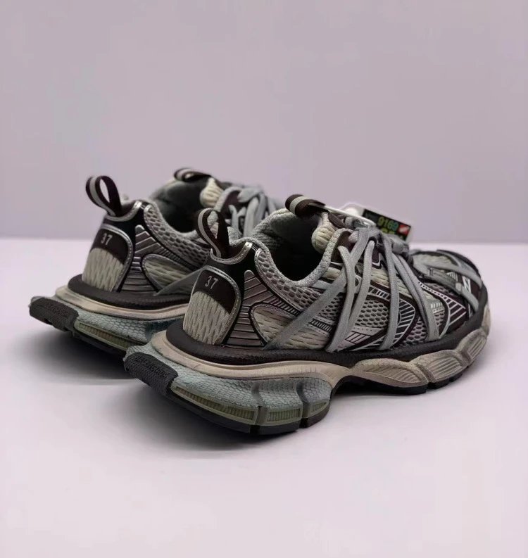 Off-White x Asics Gel-Burz 2 Black Chunky Sneakers - 27