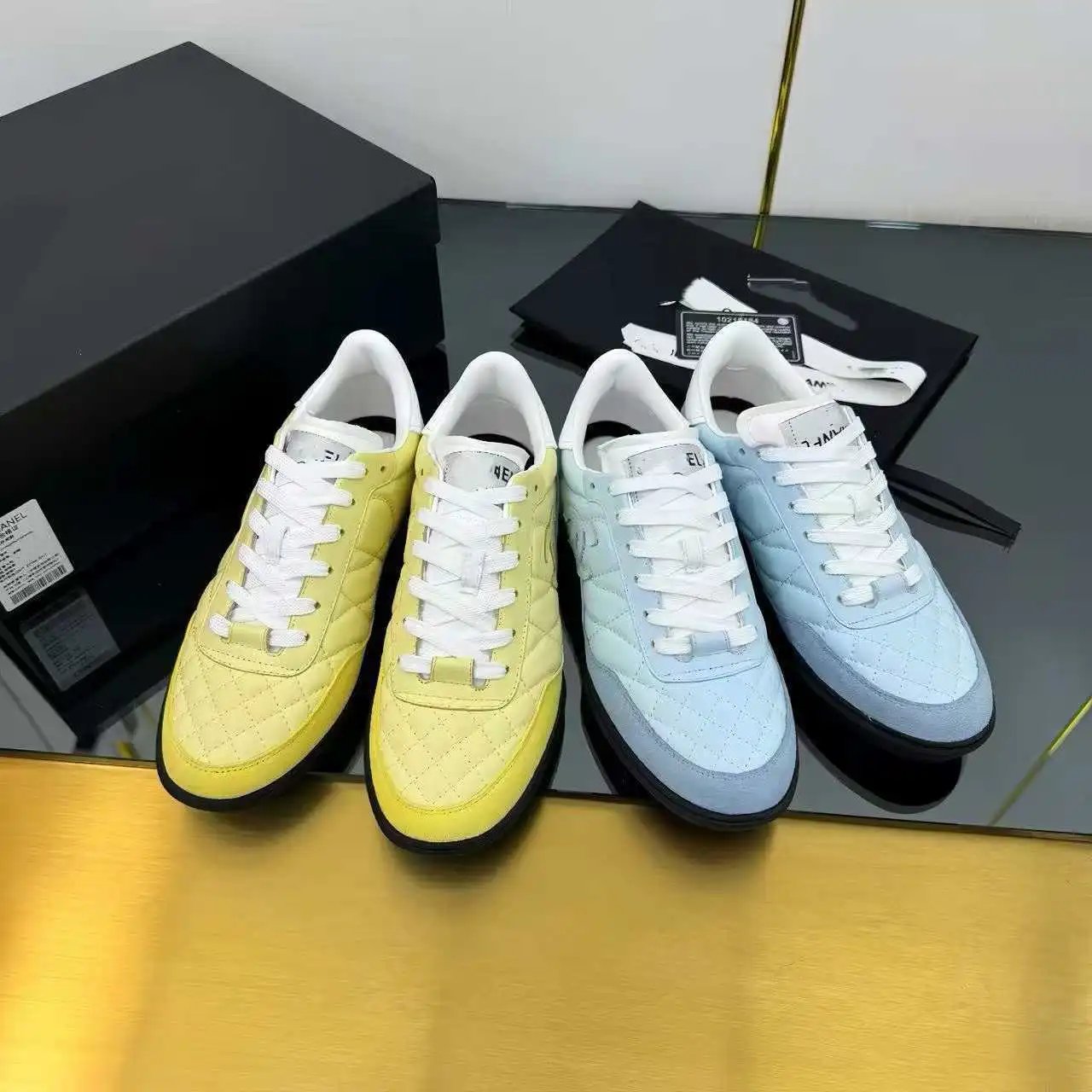 Moncler Genius x Stone Island Quilted Sneakers White Lilac - 11