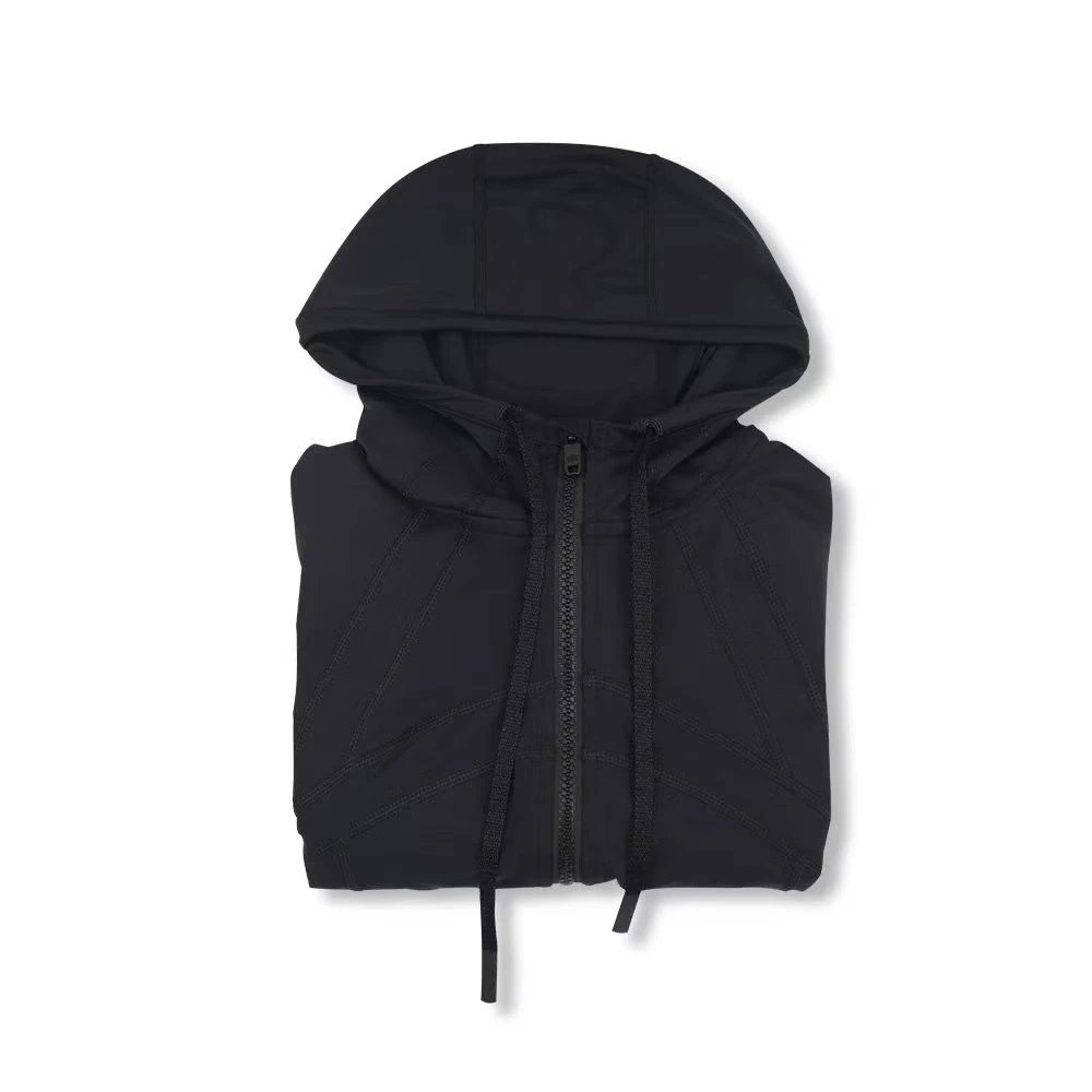 Design Performance Hooded Windbreaker Blue Activewear Jacket - 13